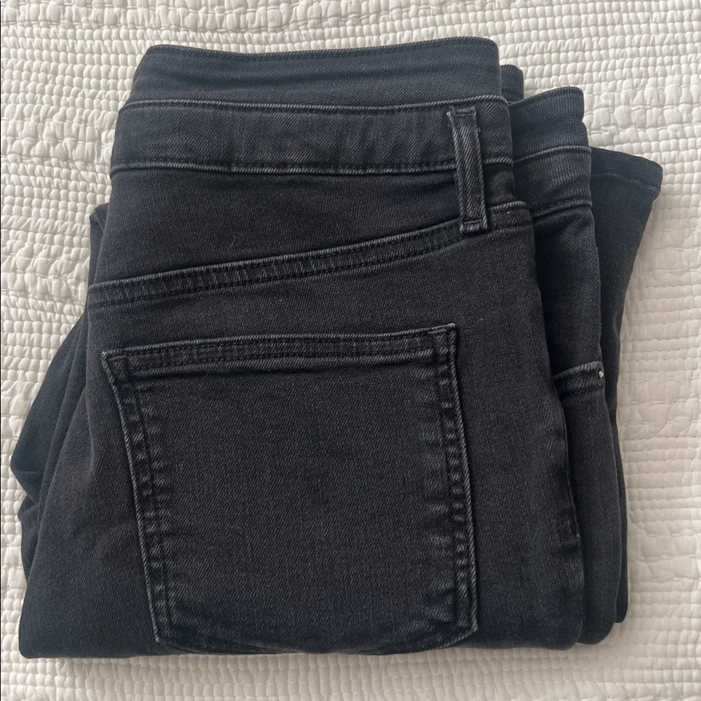 Free People High Rise Black Jeans